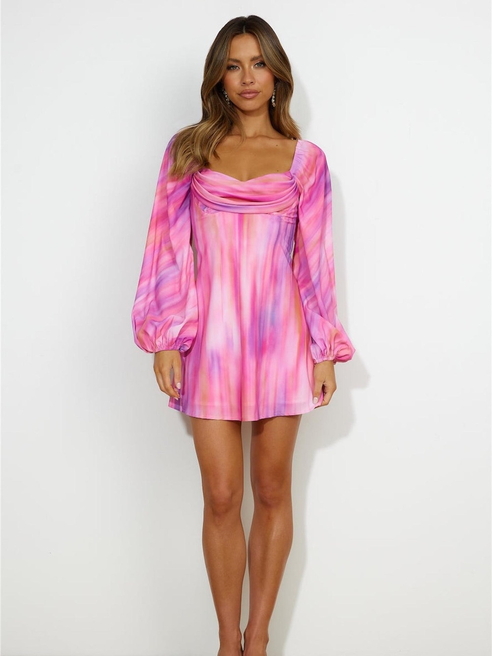 Hello Molly Pink Lava Love Dress